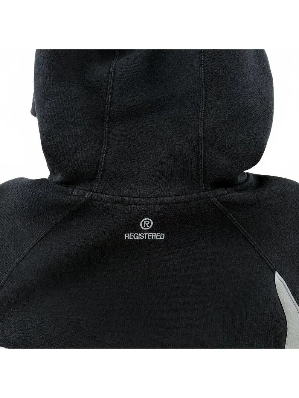 Nike Black Big Swoosh Graphic Logo Hoodie M